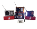 KTF-1646 Small Concert Retro Rechargeable Blue Tooth Conference Speaker Wireless with Torch Solar System Radio Am Fm Vintage