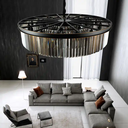 Modern vintage egiption style lighting classic mosque bohemian black golden chandelier pendant lamp luxury