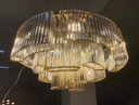 Luxury Style Indoor Decoration Custom Chandelier Hotel Villa Wedding Crystal LED Pendant Light