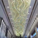Decorative Banquet Hall Shopping Mall Hotel Lobby Big Luxury Led Chandelier Ceiling Light