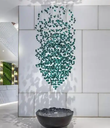 Long Stone Indoor Decoration Glass Luxury Villa Staircase Hotel Modern Chandelier Pendant Light