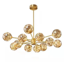 Custom Design Glass Ball Hanging Lamps Home Decorative Modern Chandeliers For Living Room Dining Room
