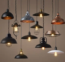 American loft retro vintage industrial light classic kitchen island restaurant bar hanging pendant lamp