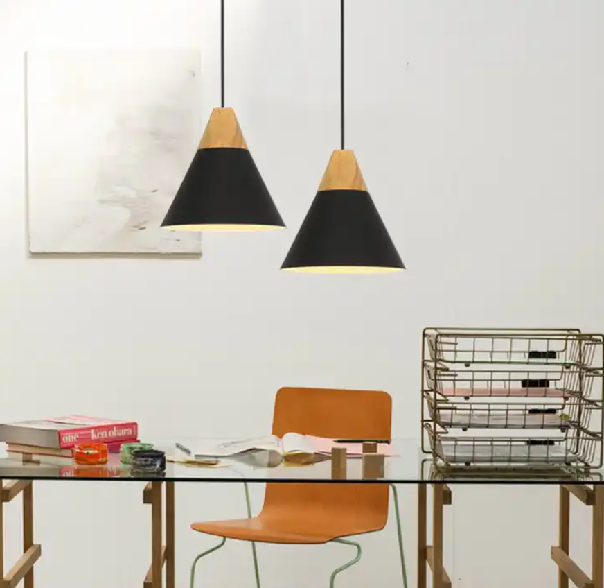 Industrial Hanging Home Decor Iron Lamp Restaurant Bar Cafe Kitchen Bedroom Led Modern Nordic Pendant Light