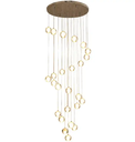 Hotel Villa Mall Indoor Decoration Fixture Crystal Ball Modern LED Pendant Light