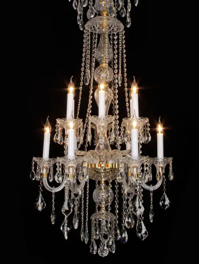 Modern Indoor Hotel Lobby Villa Decoration Lighting Custom Large Project Luxury LED Crystal Chandelier