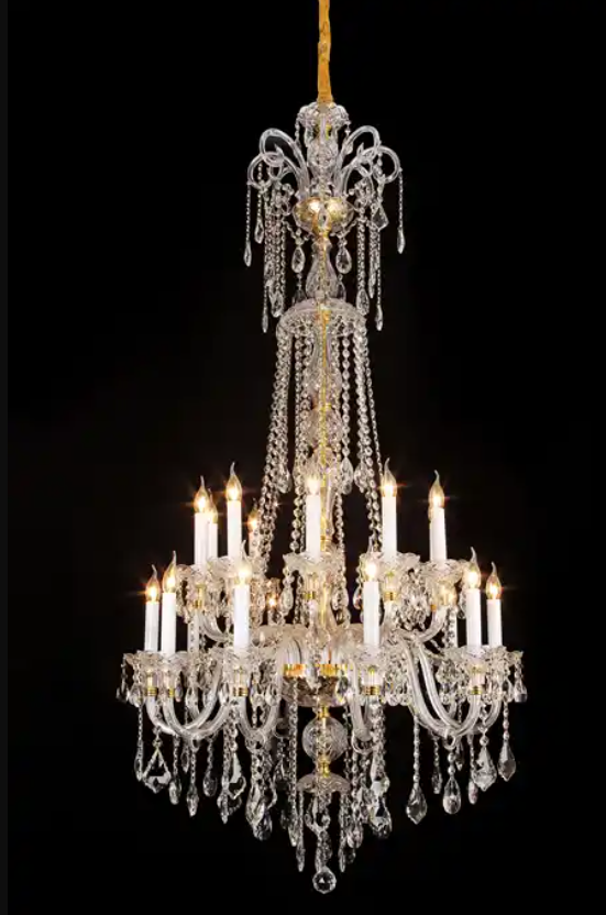Modern Indoor Hotel Lobby Villa Decoration Lighting Custom Large Project Luxury LED Crystal Chandelier