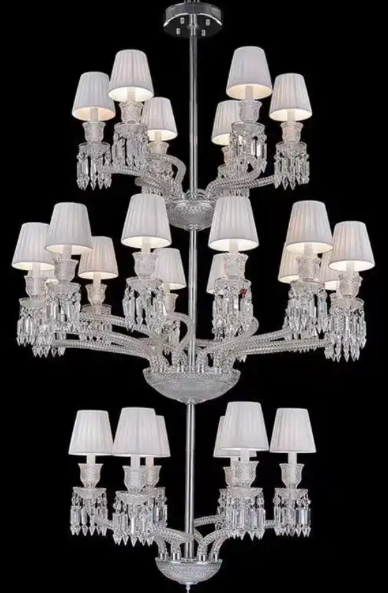 Modern Glass Arms K9 Crystal Lights Luxury Living Room Bedroom Indoor Decoration Candle Crystal Chandeliers & Pendant Lights