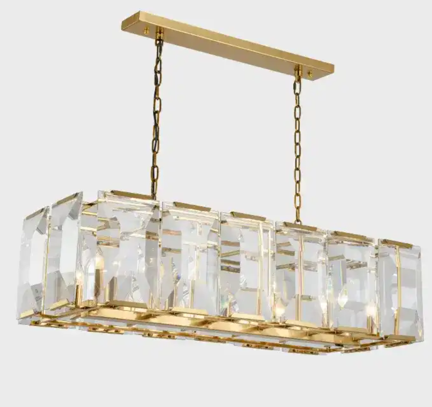 Oval Crystal Flat chandelier Light Modern In Door Home Ceiling Pendant Chandeliers Light Decorative Fixtures