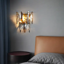 Luxury Crystal Postmodern Style Background Wall Decorative Lamp Individual Art Corridor Hotel Bedside Wall Lamp