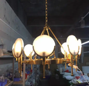Modern Style Indoor Decoration Hotel Lobby Villa Staircase Custom Crystal Chandelier