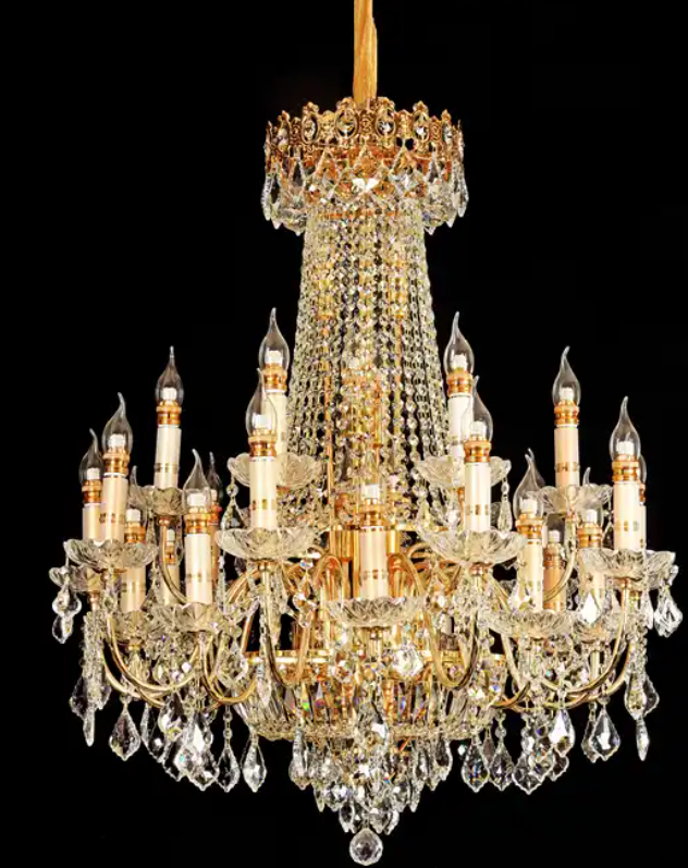 iwork Home Decorative Lighting , big crystal chandelier for hotel lobby crystal chandelier luxury for hotel