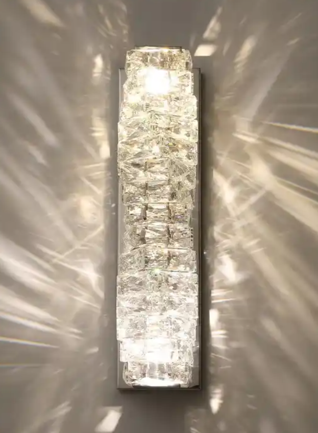 Indoor Modern Luxury Bedroom Corridor Crystal Wall Lamp Light