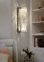 Indoor Modern Luxury Bedroom Corridor Crystal Wall Lamp Light