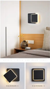 Nordic design Wall Scones Lighting Night Lamp Square Led Corner Lights Minimalism living room Wall bracket light