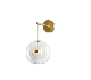 Modern simple lamp luxury modern style glass wall light for indoor bedroom besides decoration lighting