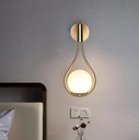 Nordic Design Gold Color Wall Light Indoor Decorative Glass Wall Lamp