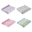 100% Cotton 4pc Baby Set of Baby Blankets for Carrying&Swaddling - Multicolors