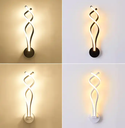 Modern Minimalist Wall Lamps Living Room Bedroom Bedside Luster LED Indoor black white Lamp Aisle Lighting decoration
