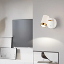 Nordic led wall lamp simple can swing head creative decorative lamp hotel engineering room bedroom bedside lamp