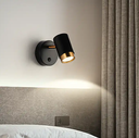 Nordic led wall lamp simple can swing head creative decorative lamp hotel engineering room bedroom bedside lamp