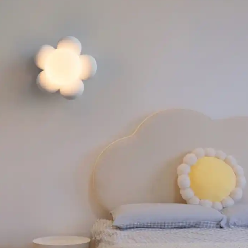 Flower Sconce Bedroom Creative Decoration Simple Modern Nordic Sconce Wall Lamp