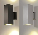 Waterproof Garden Corridor lights led outdoor wall lamp Black square LED wall lamp