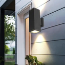 Waterproof Garden Corridor lights led outdoor wall lamp Black square LED wall lamp
