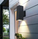 Waterproof Garden Corridor lights led outdoor wall lamp Black square LED wall lamp