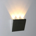 Upside or Downside Home Decoration Surface Wall Mounted Led wall sconce Silver Finished Indoor Wall Light