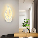 indoor unique blade design wall lamp with white light/warm light and color changing function controlled by switch