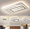 Minimalist Dimmable Acrylic Art Mount Decorative Fancy House Lighting Modern Restaurant LED Ceiling Lights