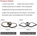 Modern Led Chandelier New Decoration Ceiling Mount Chandelier Lighting for Living room Bedroom Kitchen Indoor Lighting Fixtures