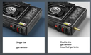 Gas Cooker Outdoor Portable Butane Camping Gas Stove With Carrying Case Type Outdoor Equipment