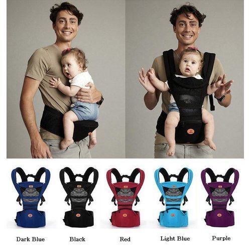 Adjustable Baby Carrier Wrap with Hip Seal color may vary