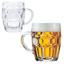 6 Pieces Of Dimpled Juice Beer Glasses Mugs- Colorless