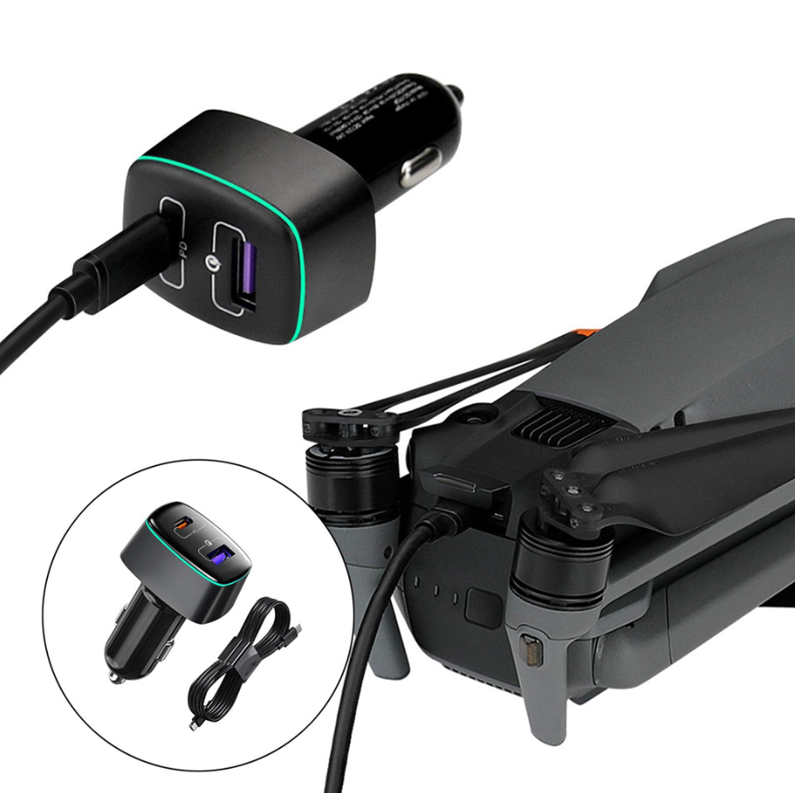 New item 83W (65W+18W) PD3.0 PPS Type C Port + Quick Charge 3.0 USB Fast Charging Car Adapter for Phone 14, 13 Pro Max