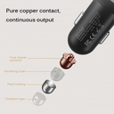 New item 83W (65W+18W) PD3.0 PPS Type C Port + Quick Charge 3.0 USB Fast Charging Car Adapter for Phone 14, 13 Pro Max