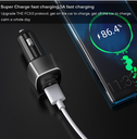 New item 83W (65W+18W) PD3.0 PPS Type C Port + Quick Charge 3.0 USB Fast Charging Car Adapter for Phone 14, 13 Pro Max