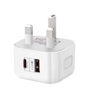 PD20W Charger QC3.O Fast Charge Type-c+USB Charger Dual Port Fast Charge Charger for Apple, Android
