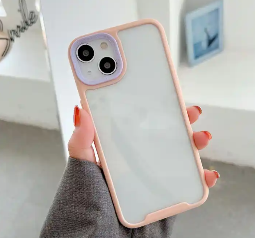 For iPhone13 pro max case Multi-color 3-in-1 Mobile phone shell For Apple 14 Transparent Protective Soft Case