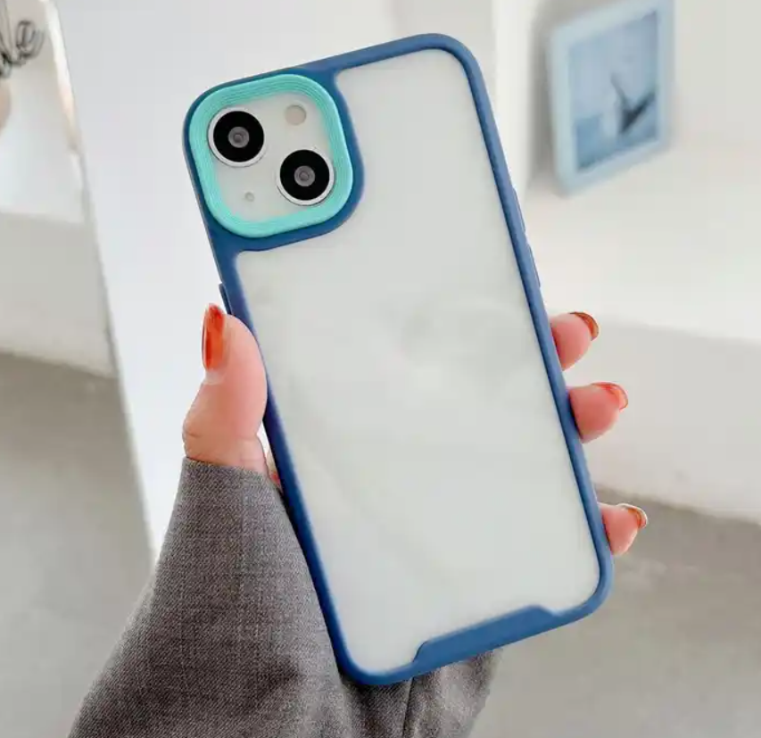 For iPhone13 pro max case Multi-color 3-in-1 Mobile phone shell For Apple 14 Transparent Protective Soft Case