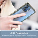 Motorola Moto G14 Colorful Series Acrylic + TPU Phone Case(Transparent Grey)