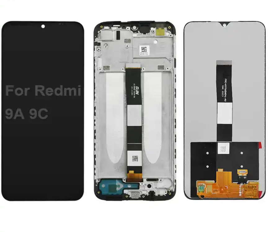 6.53 Pantalla For Xiaomi Redmi 9A M2006C3LG LCD Display with Touch Screen Assembly with Frame For Xiaomi Redmi 9C Lcd con Marco