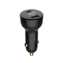 LDNIO 100W multifunction usb c fast portable dual phones laptop pd macbook type c car charger adapters with LED display