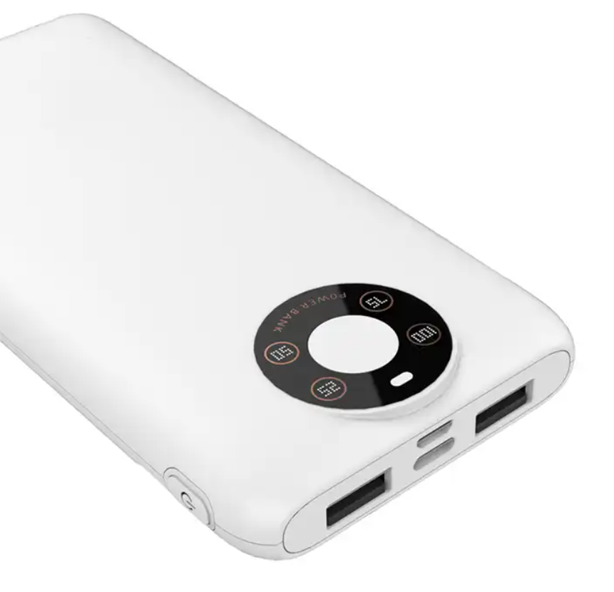 Power Bank 10000mah , Led Power bank Type C Dual USB Port Fast Charging , Portable Power Bank 10000Mah