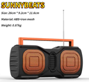 OEM Solar Portable Bluetooth Speaker with FM Radio Flashlight USB Playback SD Memory Playback for Outdoor Activities