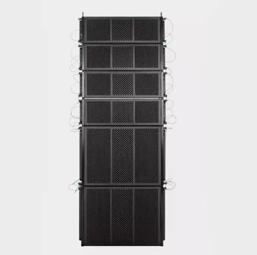 Museeq Audio Active Dual 6.5 Inch Professional Complete Set Line Array Speaker System for Stage Party Audio