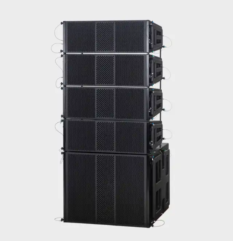 Museeq Audio Active 15 Inch Subwoofer Professional Complete Set Line Array Speakers System for Stage Party Audio