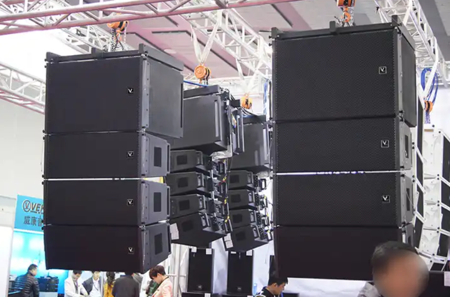 H3L dual 12-inch outdoor large stage performance wedding high-power solid wood speaker line array sound system